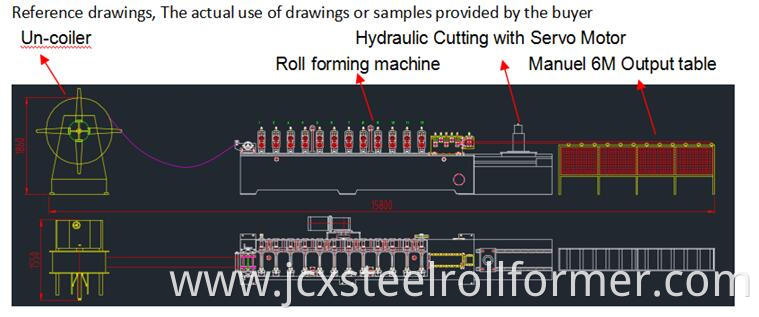 shutter door forming machine